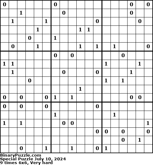 Binary Puzzle