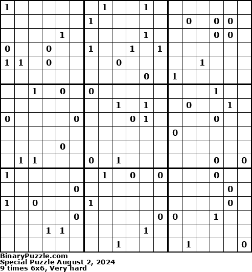 Binary Puzzle