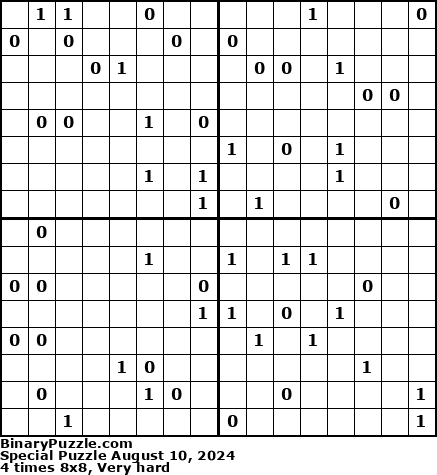 Binary Puzzle