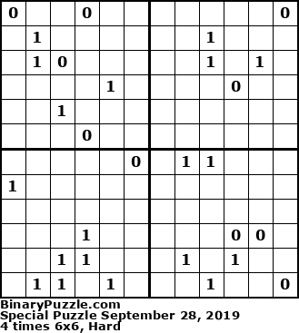 Binary Puzzle