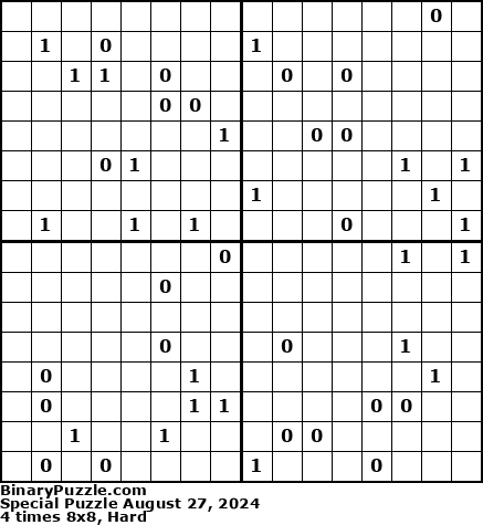 Binary Puzzle