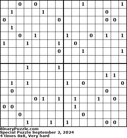 Binary Puzzle