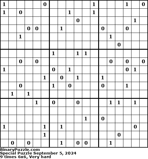 Binary Puzzle