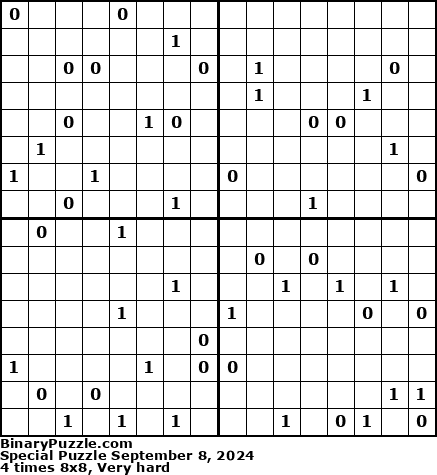 Binary Puzzle