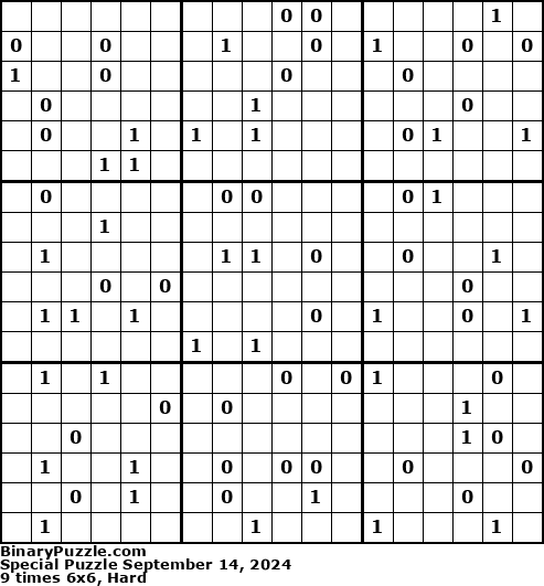 Binary Puzzle