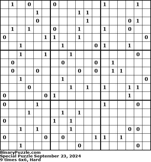 Binary Puzzle