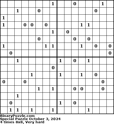 Binary Puzzle