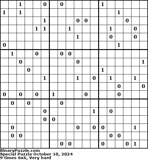 Binary Puzzle