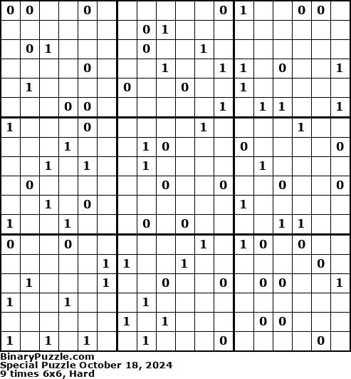 Binary Puzzle