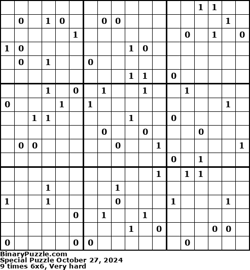 Binary Puzzle