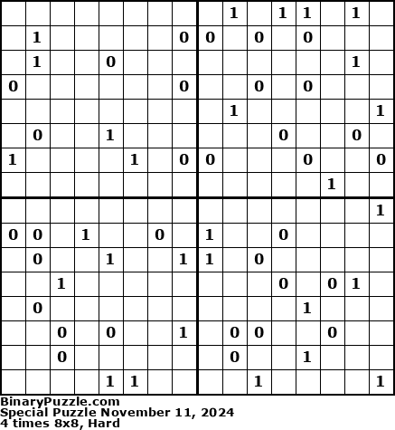 Binary Puzzle