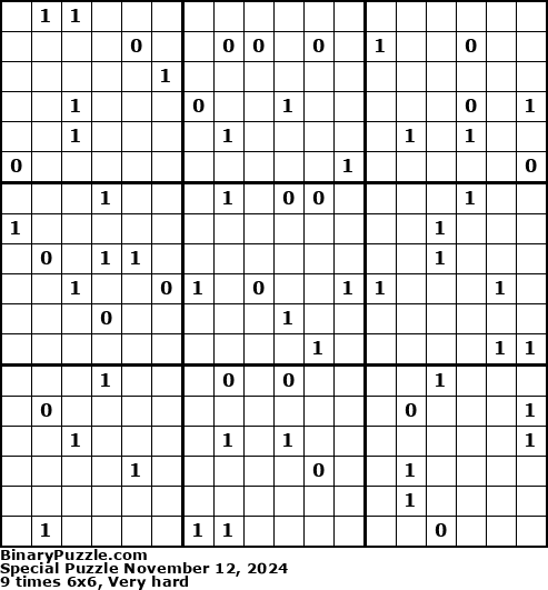 Binary Puzzle