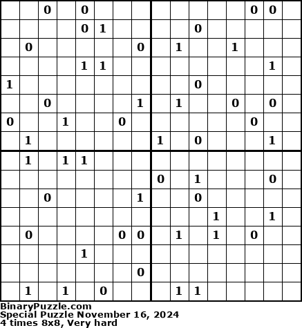 Binary Puzzle