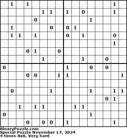 Binary Puzzle