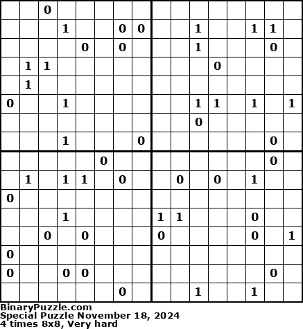 Binary Puzzle