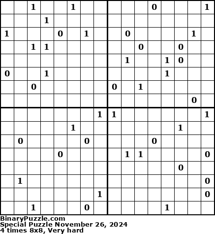 Binary Puzzle