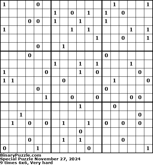 Binary Puzzle