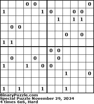 Binary Puzzle