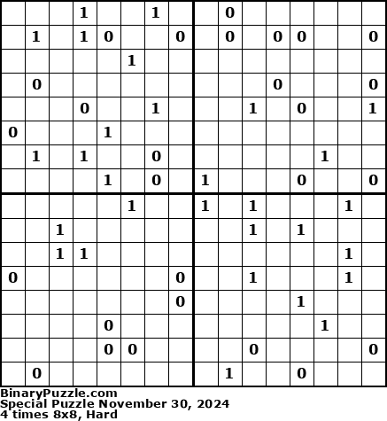 Binary Puzzle