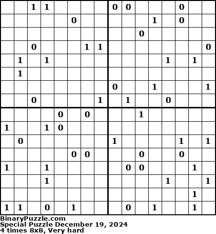 Binary Puzzle