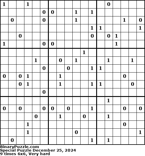Binary Puzzle