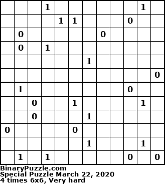 Binary Puzzle