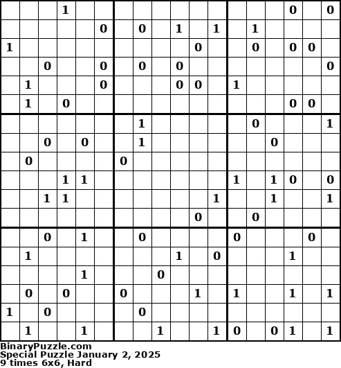 Binary Puzzle