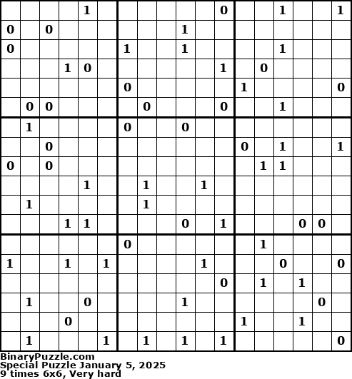 Binary Puzzle