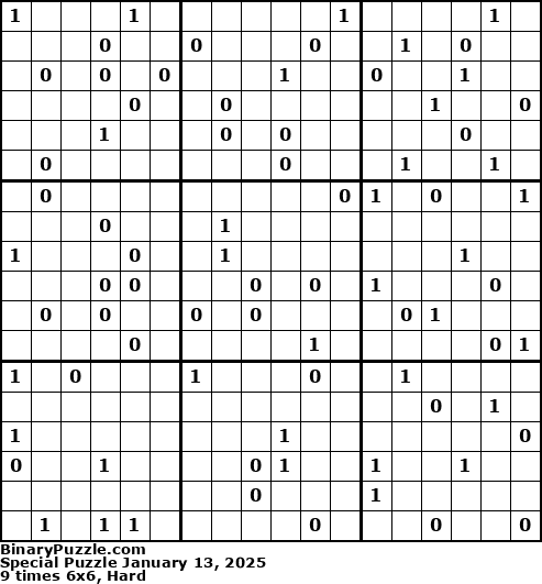 Binary Puzzle