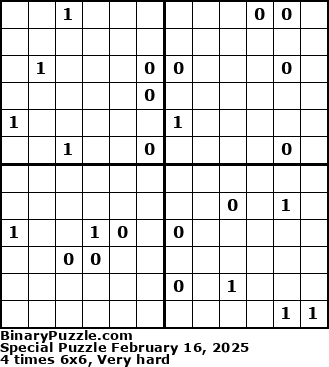 Binary Puzzle