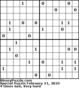 Binary Puzzle