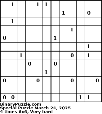 Binary Puzzle