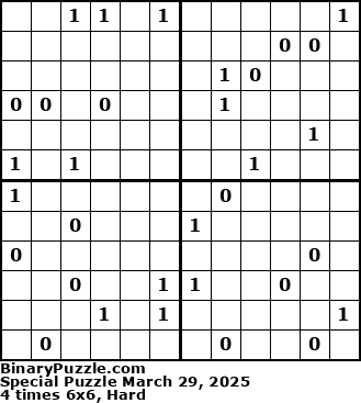 Binary Puzzle