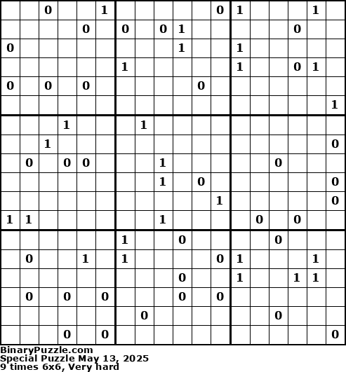 Binary Puzzle