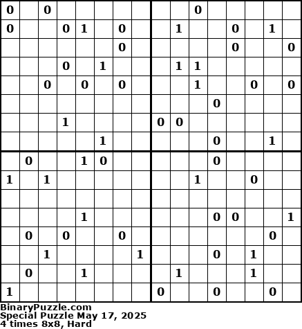 Binary Puzzle