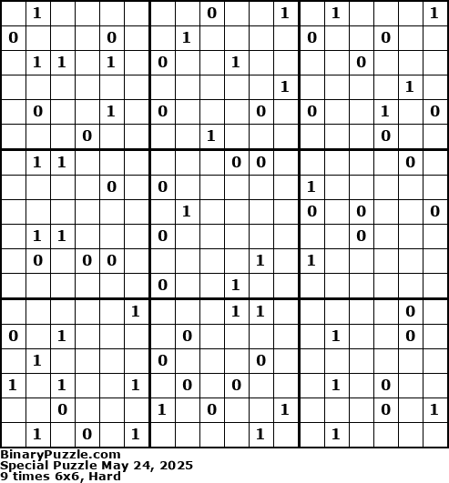 Binary Puzzle