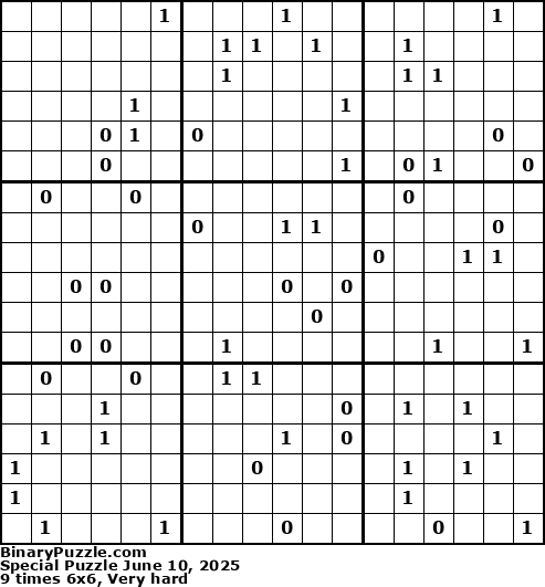 Binary Puzzle