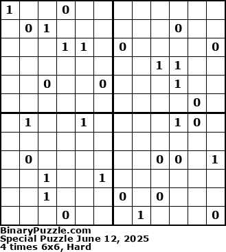 Binary Puzzle