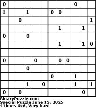 Binary Puzzle