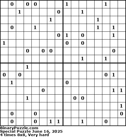 Binary Puzzle