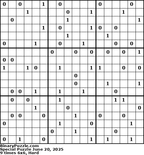 Binary Puzzle