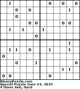 Binary Puzzle