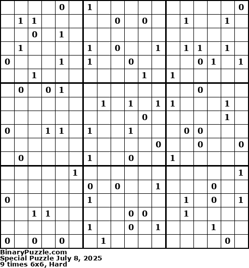 Binary Puzzle