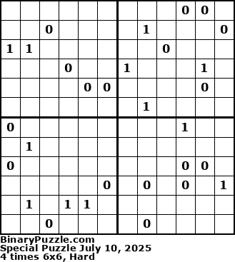 Binary Puzzle