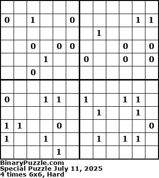 Binary Puzzle