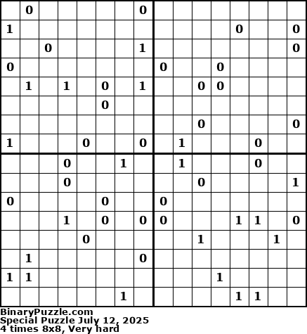 Binary Puzzle