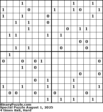 Binary Puzzle