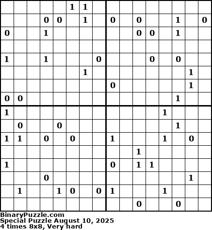 Binary Puzzle