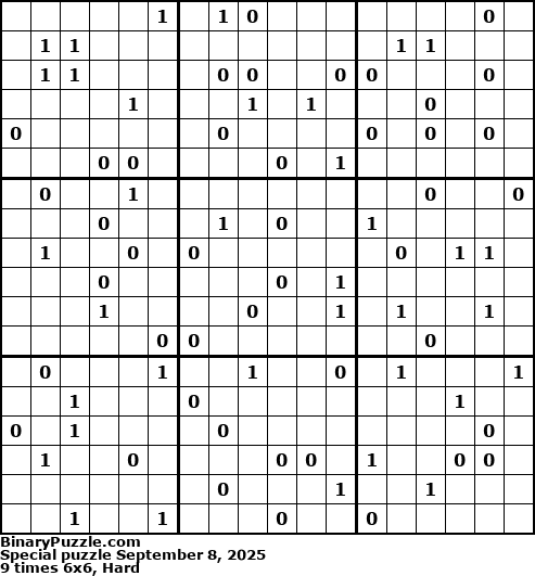 Binary Puzzle