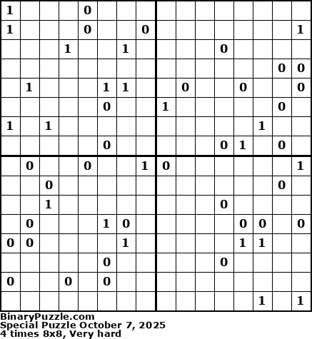 Binary Puzzle